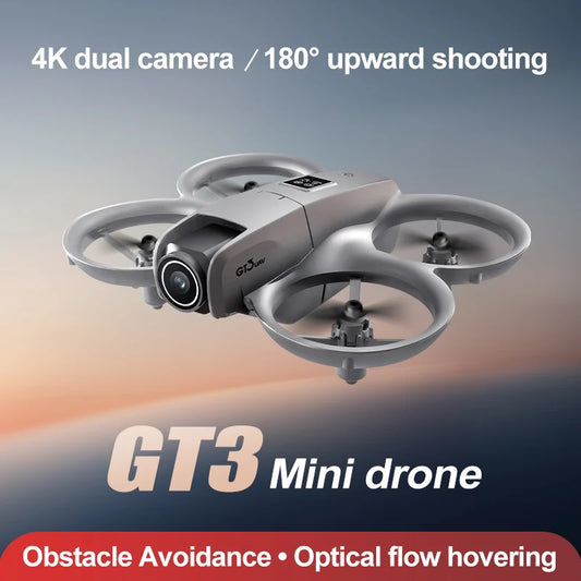 NOVOS Drones GT3 GPS 8K Profissional HD 180° Câmeras Duplas 5G WIFI Motores Sem Escovas Evitação de Obstáculos FPV Dobrável Quadricóptero Brinquedos